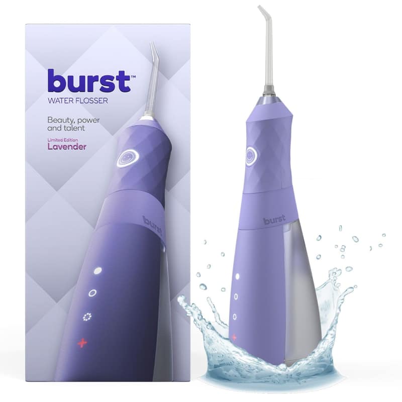 Burst cordless water flosser